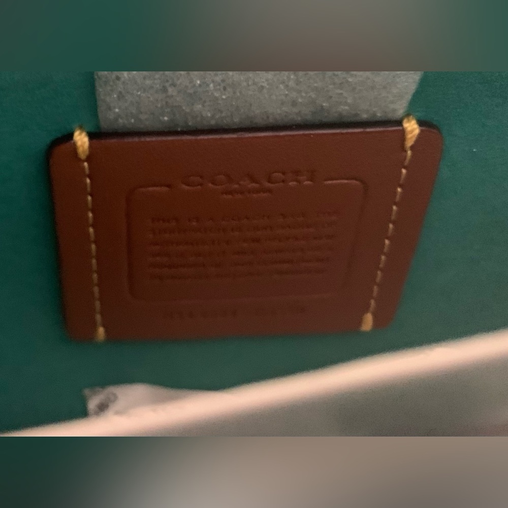Coach Tabby Leather Clutch with Chain Strap Small - Picture 4 of 7